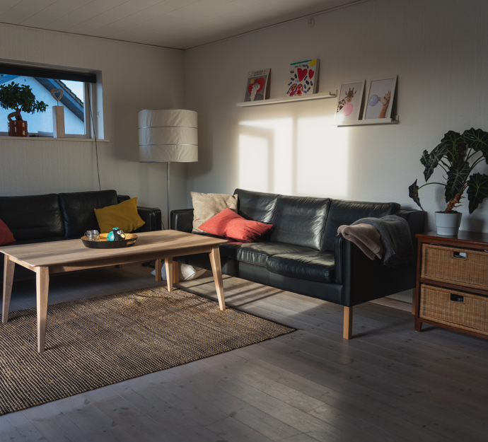 Sofagruppe i stuen