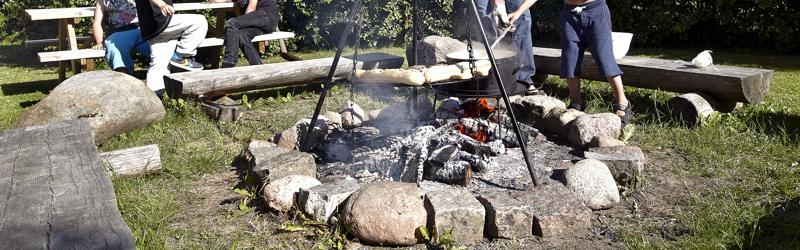 Bålhygge og bålmad på Bakkevej